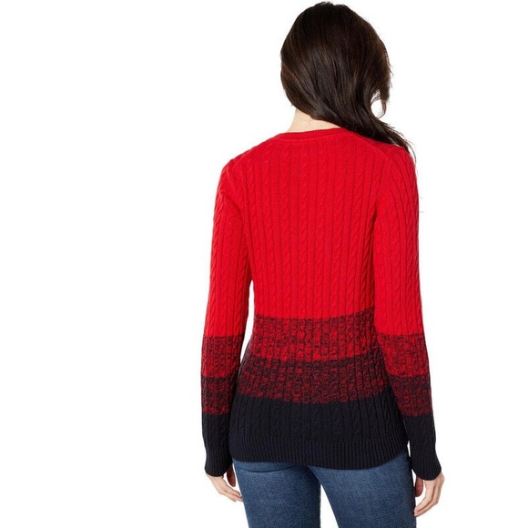 Tommy Hilfiger Ombré Cable Knit Sweater - Picture 2 of 10